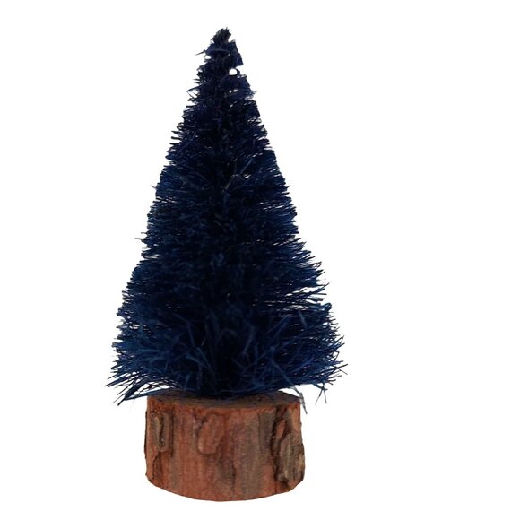 Liberty Falls Americana Collection 6 Miniature Trees Blue Christmas Bottle Brush - Picture 7 of 9